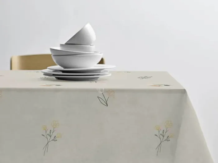 Södahl Charm Dug B 140 x L 270 cm - Polyester - Beige