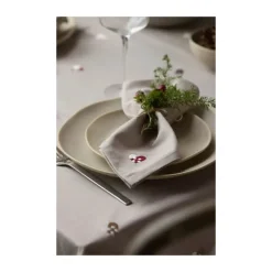 Södahl Christmas Hearts Stofservietter - 4 stk B 40 x L 40 cm - Bomuld - Rød
