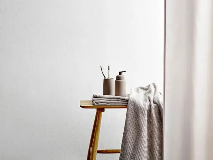 Södahl Comfort Badeforhæng B 180 x L 220 cm - Polyester - Beige