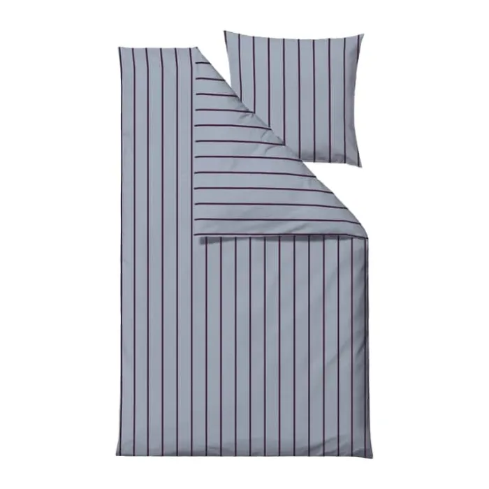 Södahl Echo Sengetøj B 140 x L 220 cm - Bomuld - Blå