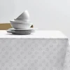 Södahl Forget-me-not Damask Dug Ø 160 cm - Bomuld - White