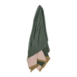 Södahl Impression Plaid B 130 x L 170 cm - 100% Økologisk bomuld - Grøn