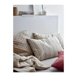 Södahl Kammusling Pude B 45 x L 45 cm - 100% bomuld - Taupe