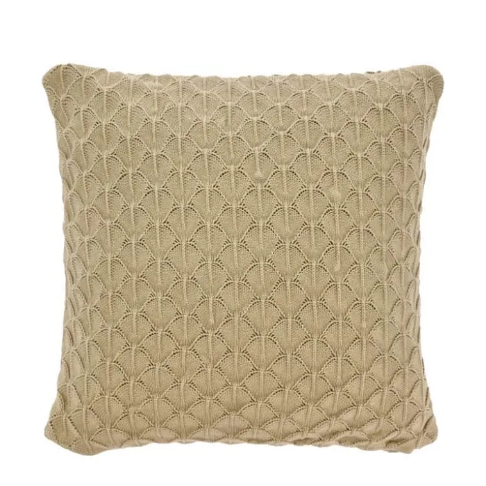 Södahl Kammusling Pude B 45 x L 45 cm - 100% bomuld - Taupe