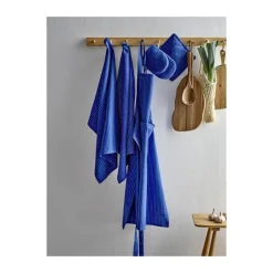Södahl Line Viskestykke - 2 stk. B 50 x L 70 cm - Bomuld - Blue