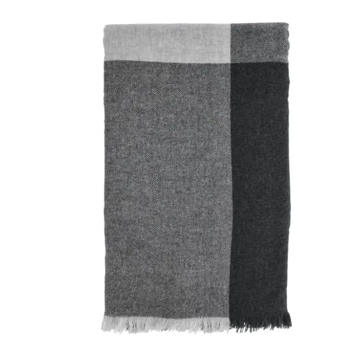 Södahl Merino Plaid B 130 x L 200 cm - Merino/kashmir - Ash