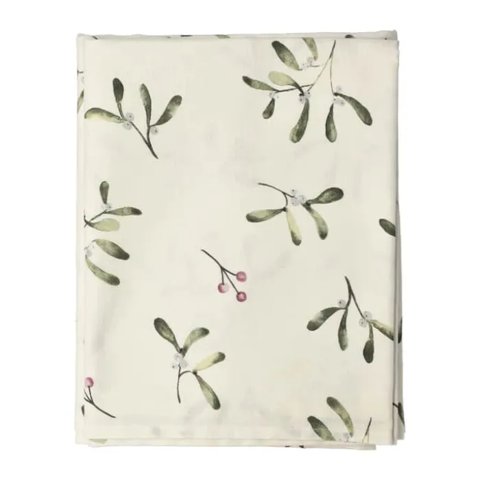 Södahl Mistletoe Juledug B 140 x L 350 cm - Bomuld - Beige