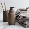 Södahl Mono Sæbedispenser H 16 cm - Stentøj - Taupe