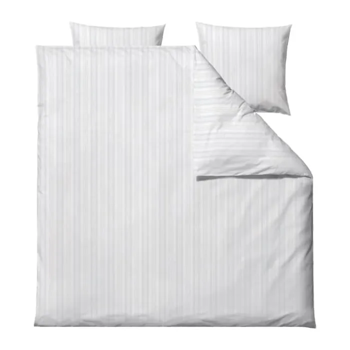 Södahl Noble Sengetøj B 200 x L 220 cm - Bomuldssatin - White