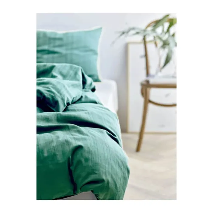 Södahl Noble Sengetøj B 140 x L 220 cm - Bomuld - Sea Green