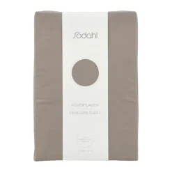 Södahl Organic Calm Kuvertlagen H 8 x B 90 x L 200 cm - Bomuld - Taupe