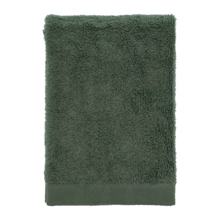 Södahl Organic Comfort Håndklæde B 50 x L 100 cm - Økologisk bomuldsfrotté - Pine green