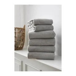 Södahl Organic Comfort Vaskeklud B 30 x L 30 cm -Økologisk bomuldsfrotté - Light Grey