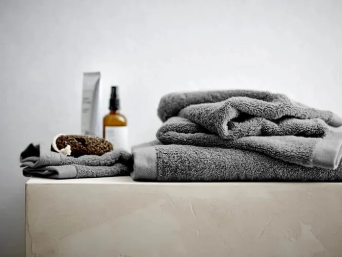 Södahl Organic Comfort Vaskeklud B 30 x L 30 cm -Økologisk bomuldsfrotté - Stone Grey