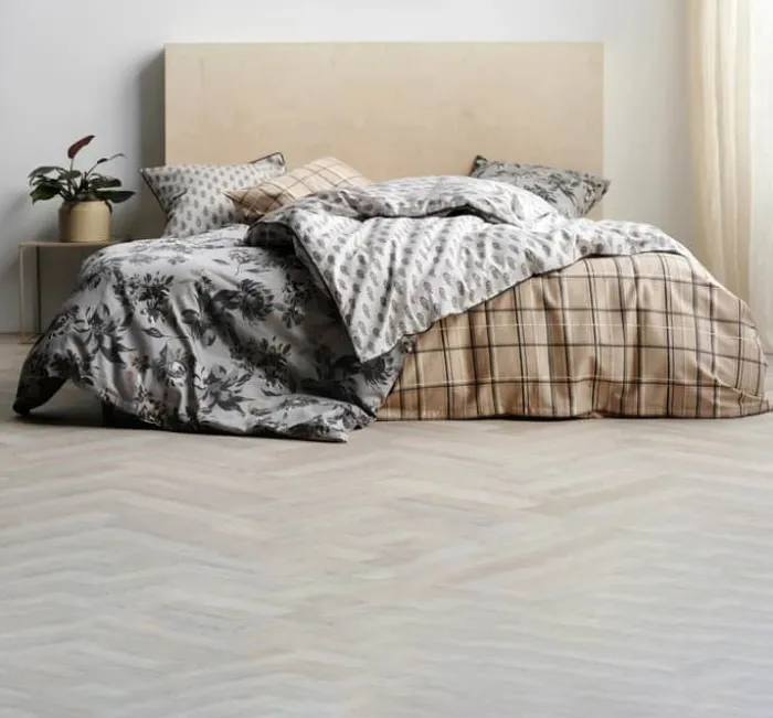 Södahl Organic History Bloom Sengetøj B 140 x L 200 cm- Bomuld - Grey