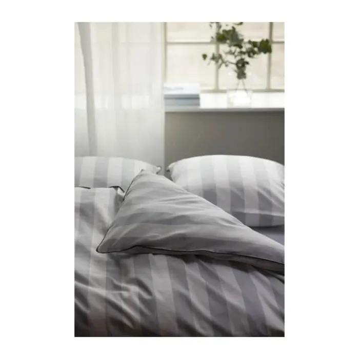 Södahl Ray Sengetøj B 140 x L 220 cm - Bomuld - Cloud grey