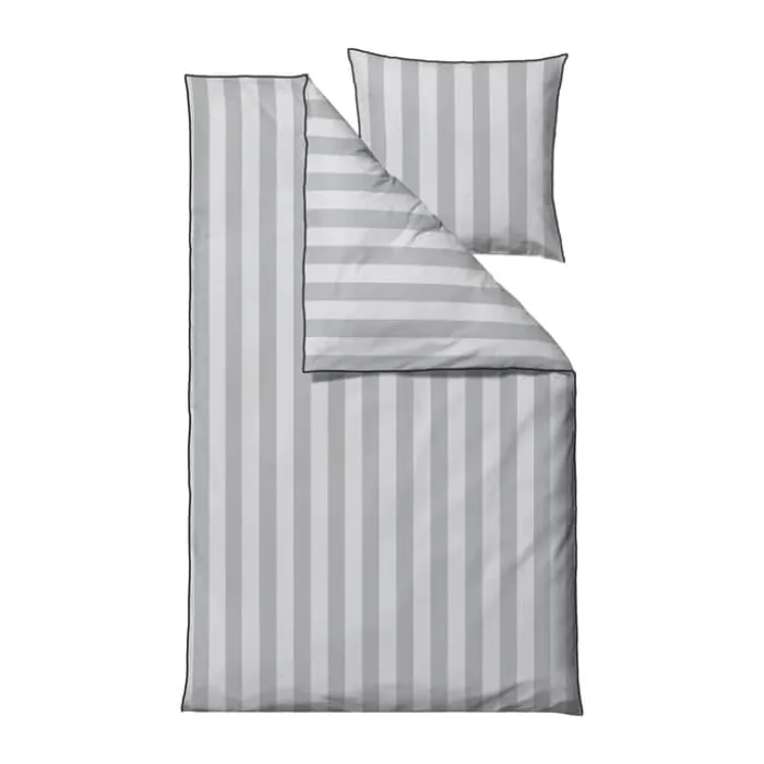 Södahl Ray Sengetøj B 140 x L 220 cm - Bomuld - Cloud grey