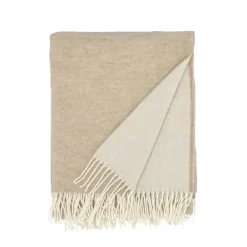 Södahl Tranquil Plaid B 130 x L 170 cm - Uld/polyamid - Beige