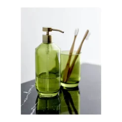 Södahl Vintage Tandbørsteholder H 11 - Glas - Grøn