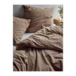 Södahl Vista Sengetøj B 140 x L 220 cm - Bomuld - Warm Taupe