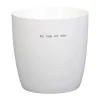 Sögne Krus - My Cup Of Tea 45 cl - Porcelæn - Hvid