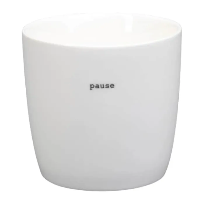 Sögne Krus - Pause 30 cl - Porcelæn - Hvid