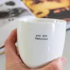 Sögne Krus - You Are Fabulous 30 cl - Porcelæn - Hvid