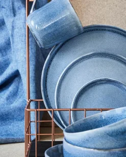 SØHOLM Sonja Frokosttallerken Ø 21 cm - Stentøj - Blå