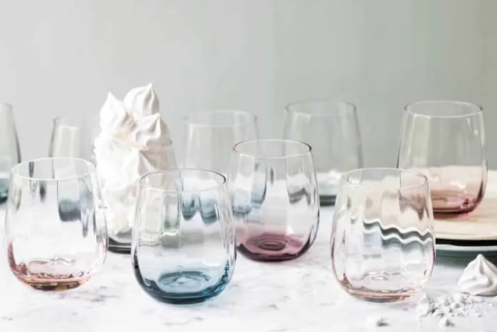 SØHOLM Sonja Vandglas - 2 stk. 30 cl - Glas - Peach