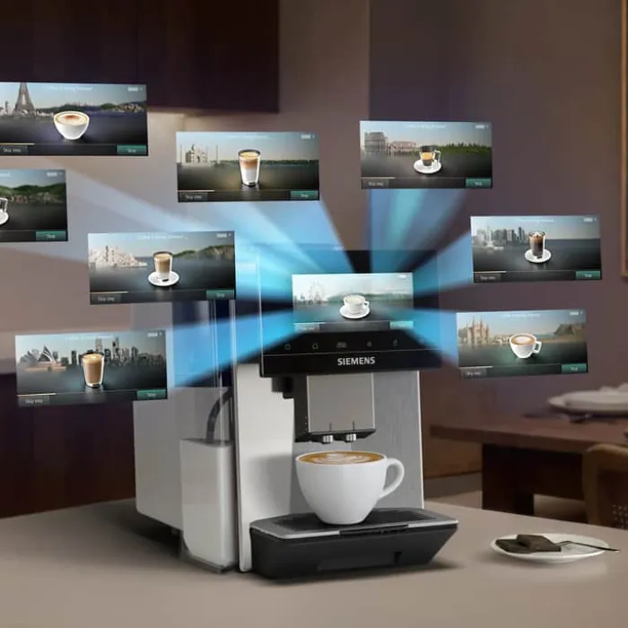 Siemens EQ900 Plus iAroma Espressomaskine 19 bar - 41 programmer - Stål