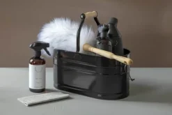 Simple Goods Rengøringskurv B 32 x L 37 cm - Stål - Sort