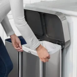 Simplehuman Affaldsposer kode H - 60 stk. 30-35 liter - Plastik - Hvid
