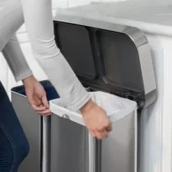Simplehuman Affaldsposer kode Q - 60 stk. 50-65 liter - Plastik - Hvid