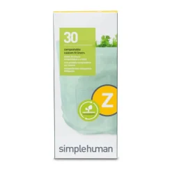 Simplehuman Kompost affaldsposer kode Z - 30 stk. 4 liter - PVOH plastik - Grøn