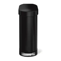 Simplehuman Slim Pedalspand 45 liter - Rustfrit stål - Sort