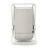 Simplehuman Vasketøjskurv 80 liter - Stål/polyester - Hvid