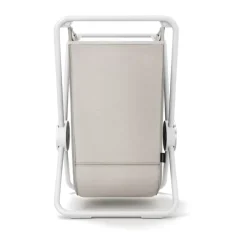 Simplehuman Vasketøjskurv 80 liter - Stål/polyester - Hvid
