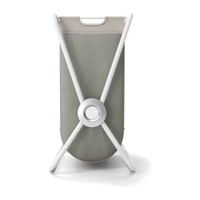 Simplehuman Vasketøjskurv 80 liter - Stål/polyester - Hvid