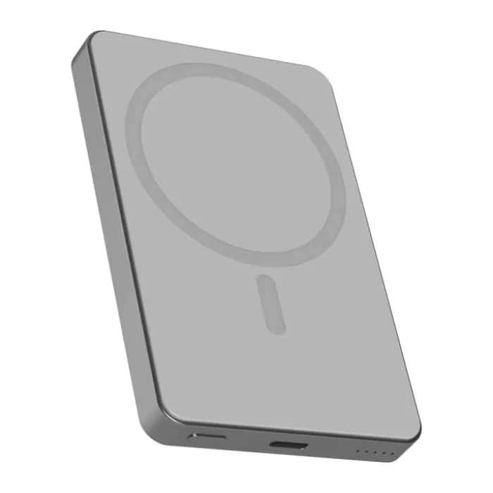 Sinox Powerbank 5000 mAh - Trådløs opladning - USB C kabel medfølger