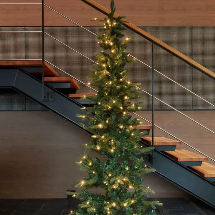Sirius Lauritz Kunstigt Juletræ m. LED H 210 cm - Plastik - Grøn/hvid