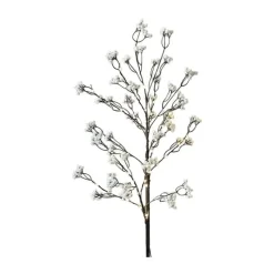 Sirius Michel Kunstig Gren m. LED H 85 cm - Plastik - Natur