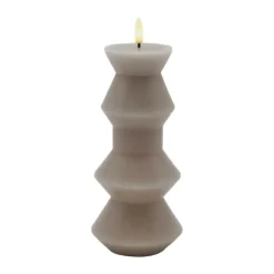 Sirius Nordisk Skulptur LED-Lys H 20,3 cm - Voks - Grå