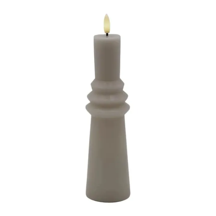 Sirius Nordisk Skulptur LED-Lys H 21,7 cm - Voks - Grå