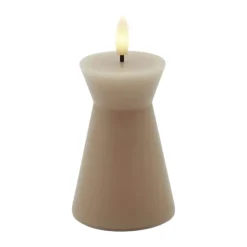 Sirius Nordisk Skulptur LED-Lys H 10 cm - Voks - Brun