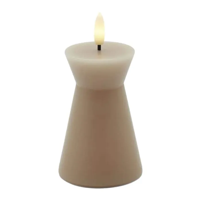 Sirius Nordisk Skulptur LED-Lys H 10 cm - Voks - Brun