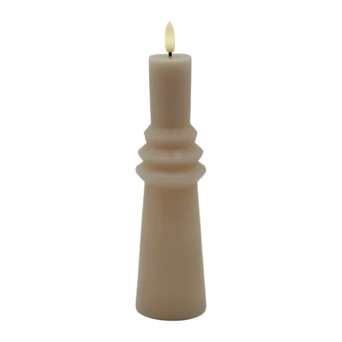 Sirius Nordisk Skulptur LED-Lys H 21,7 cm - Voks - Brun