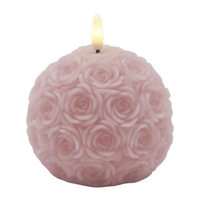 Sirius Rosalina LED Lys H 8,4 cm - Voks - Lyserød