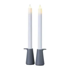 Sirius Sara Tall LED Kronelys - 2 stk. H 25 cm - Hvid