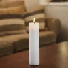 Sirius Sille Genopladelig LED Bloklys Ø 5 x H 20 cm - Hvid