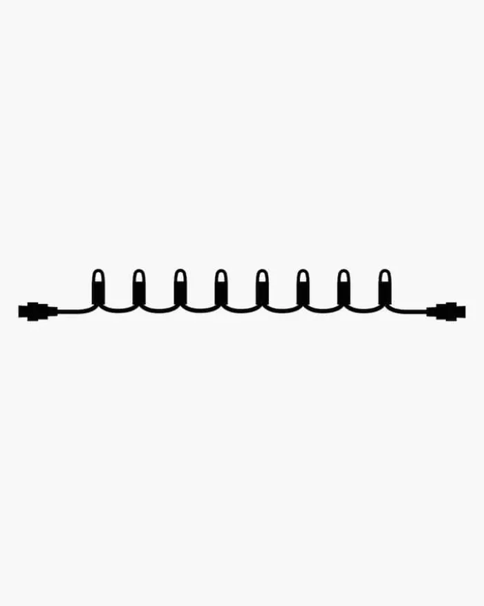 Sirius Tech-Line Supplement Sæt L 900 cm - 90 LED lys - Sort